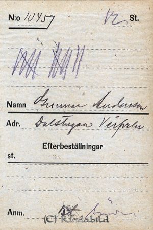 Gunnar Andersson Dalstugan  Verfveln
Gunnar Andersson Dalstugan  Verfveln
Nyckelord: Andersson Dalstugan