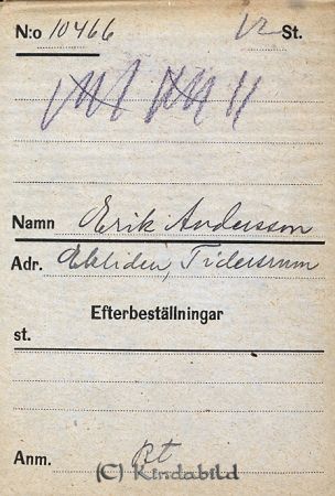 Erik Andersson  Ekliden  Tidersrum
Erik Andersson  Ekliden  Tidersrum
Nyckelord: Andersson Ekliden
