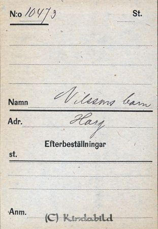 Nilssons barn  Harg
Nilssons barn  Harg
Nyckelord: Nilssons barn
