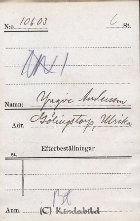 Yngve Andersson  Gölingstorp  Ulrika
Yngve Andersson  Gölingstorp  Ulrika
Nyckelord: Andersson Gölingstorp
