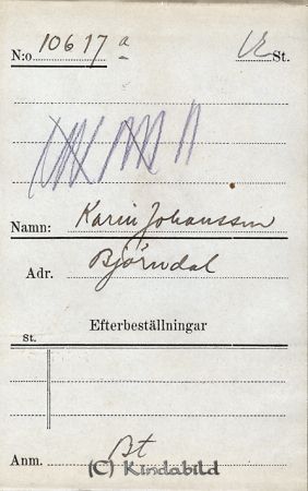 Karin Johansson  Björndal
Karin Johansson  Björndal
Nyckelord: Johansson Björndal