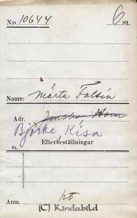 Märta Falsin  Björke  Kisa
Märta Falsin  Björke  Kisa
Nyckelord: Falsin Björke