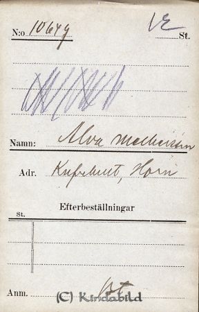 Alva Melkersson  Kufvehult  Horn
Alva Melkersson  Kufvehult  Horn
Nyckelord: Melkersson Kufvehult