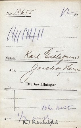 Karl Gustafsson  Jonsbo  Horn
Karl Gustafsson  Jonsbo  Horn
Nyckelord: Gustafsson Jonsbo