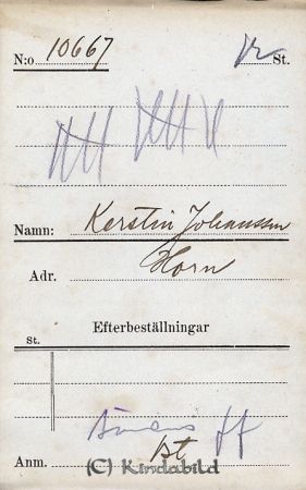 Kerstin Johansson  Horn
Kerstin Johansson  Horn
Nyckelord: Kerstin Johansson