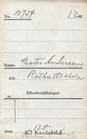 Ester Andersson  Rothults skola
Ester Andersson  Rothults skola
Nyckelord: Ester Andersson