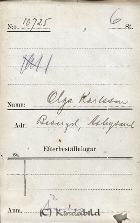 Olga Karlsson  Beseryd  Asbysand
Olga Karlsson  Beseryd  Asbysand
Nyckelord: Karlsson Beseryd