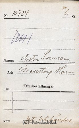 Ester Svensson  Granstorp  Horn
Ester Svensson  Granstorp  Horn
Nyckelord: Svensson Granstorp