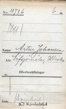 Artur Johansson Säfsjömåla  Ulrika
Artur Johansson Säfsjömåla  Ulrika
Nyckelord: Johansson Säfsjömåla