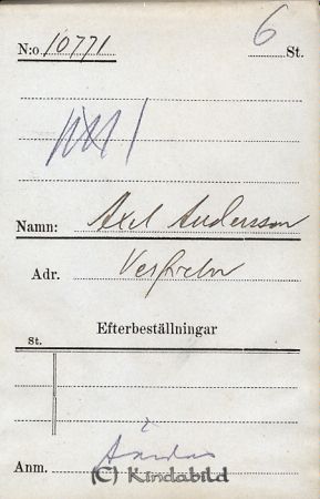 Axel Andersson  Verfveln
Axel Andersson  Verfveln
Nyckelord: Andersson Verfveln