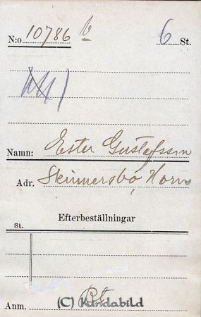 Ester Gustafsson  Skinnarsbo  Horn
Ester Gustafsson  Skinnarsbo  Horn
Nyckelord: Gustafsson Skinnarsbo