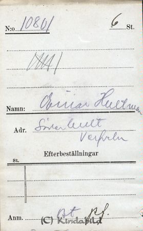 Einar Hultman  Söderhult  Verfveln
Einar Hultman  Söderhult  Verfveln
Nyckelord: Hultman Söderhult