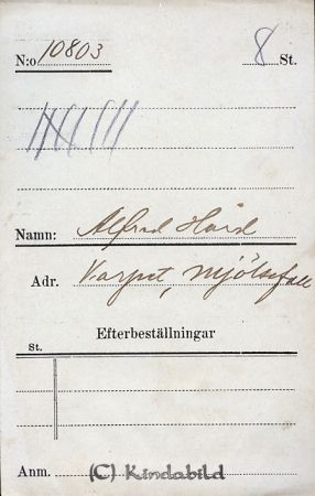 Alfred Hård  Varpet  Mjölsefall
Alfred Hård  Varpet  Mjölsefall
Nyckelord: Hård Varpet