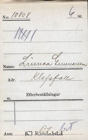 Linnea Gunnarsson  Klefsfall
Linnea Gunnarsson  Klefsfall
Nyckelord: Gunnarsson Klefsfall