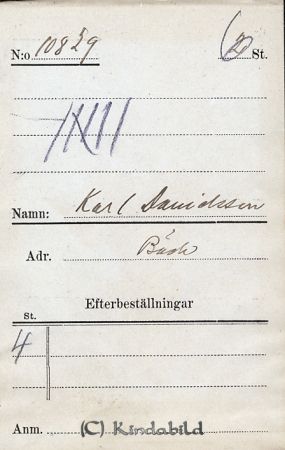 Karl Danielsson  Bäck
Karl Danielsson  Bäck
Nyckelord: Danielsson Bäck