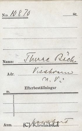 Thure Bäck  Visskvarn  N Vi
Thure Bäck  Visskvarn  N Vi
Nyckelord: Bäck Visskvarn