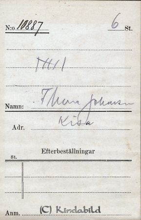 Thure Johansson  Kisa
Thure Johansson  Kisa
Nyckelord: Thure Johansson