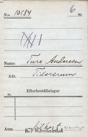 Ture Andersson  Tidersrum
Ture Andersson  Tidersrum
Nyckelord: Andersson Tidersrum