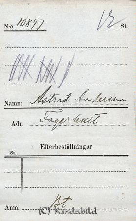 Astrid Andersson  Fagerhult
Astrid Andersson  Fagerhult
Nyckelord: Andersson Fagerhult