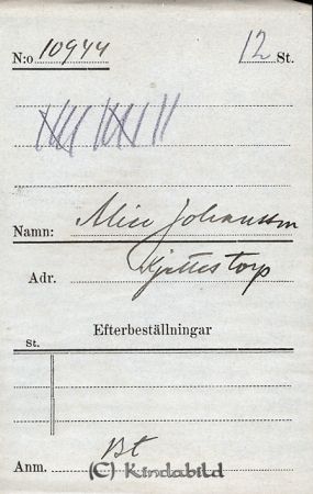 Alice Johansson  Kjettestorp
Alice Johansson  Kjettestorp
Nyckelord: Johansson Kjettestorp