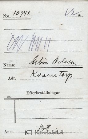 Albin Nilsson  Kvarntorp
Albin Nilsson  Kvarntorp
Nyckelord: Nilsson Kvarntorp