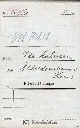 Ida Andersson  Ålderdomshemmet  Horn
Ida Andersson  Ålderdomshemmet  Horn

raja
Ida Andersson, Ålderdomshemmet, Horn 
Källa: smol
Nyckelord: Andersson Ålderdomshemmet