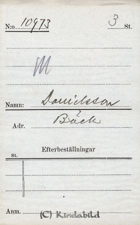 Danielsson  Bäck
Danielsson  Bäck
Nyckelord: Danielsson Bäck