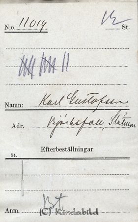 Karl Gustafsson  Björksfall  Slätmon
Karl Gustafsson  Björksfall  Slätmon
Nyckelord: Gustafsson Björksfall