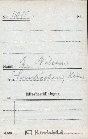 E. Nilsson, Svanbäcken

 

