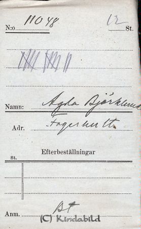 Agda Björklund  Fagerhult
Agda Björklund  Fagerhult

raja
Agda Björklund, Fagerhult 
Källa: smol
Nyckelord: Björklund Fagerhult