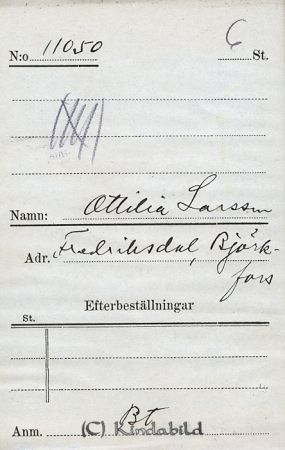 Ottilia Larsson  Fredriksdal  Björkfors
Ottilia Larsson  Fredriksdal  Björkfors

raja
Ottilia Larsson, Fredriksdal, Björkfors 
Källa: smol
Nyckelord: Larsson Fredriksdal