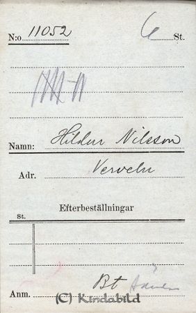 Hildur Nilsson  Verveln
Hildur Nilsson  Verveln
Nyckelord: Nilsson Verveln