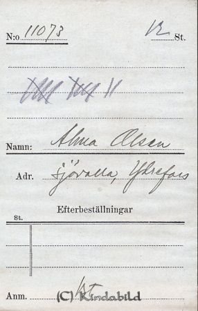 Alma Olsson  Sjövalla  Ydrefors
Alma Olsson  Sjövalla  Ydrefors
Nyckelord: Olsson Sjövalla