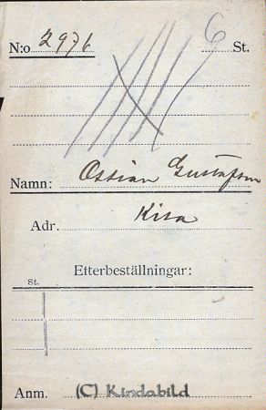 Ossian Gustafsson Kisa
Ossian Gustafsson Kisa
Nyckelord: Ossian Gustafsson