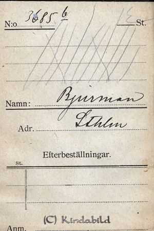 Bjurman Sthlm
Bjurman Sthlm
Nyckelord: Bjurman Sthlm