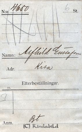 Alfhild Gustafsson Kisa
Alfhild Gustafsson Kisa
Nyckelord: Alfhild Gustafsson