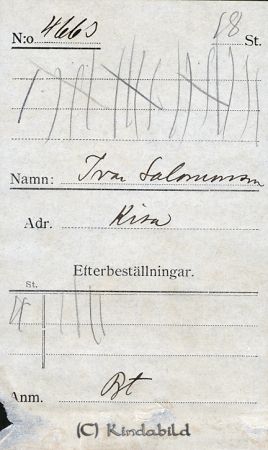 Ivar Salomonsson Kisa
Ivar Salomonsson Kisa
Nyckelord: Ivar Salomonsson