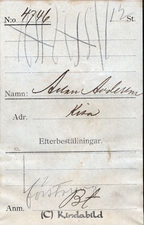 Allan Andersson Kisa
Allan Andersson Kisa
Nyckelord: Allan Andersson