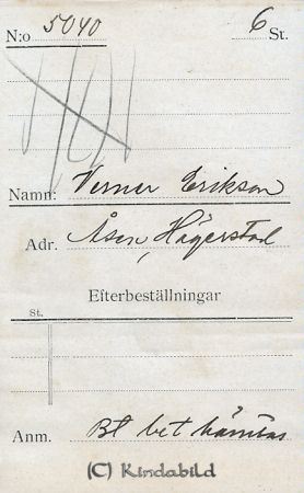 Verner Eriksson Åsen Hägerstad
Verner Eriksson Åsen Hägerstad
Nyckelord: Eriksson Åsen