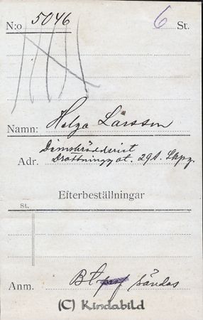Helga Larsson Linneskrädderiet Drottninggat 29 A  Lkpg
Helga Larsson Linneskrädderiet Drottninggat 29 A  Lkpg
Nyckelord: Helga Larsson