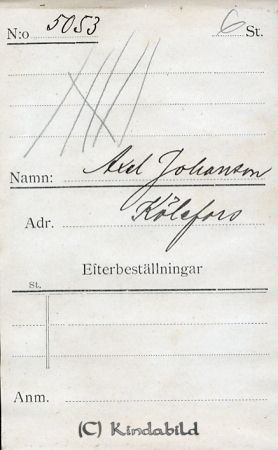 Axel Johansson Kölefors
godj
Axel Johansson Kölefors
Nyckelord: Johansson Kölefors