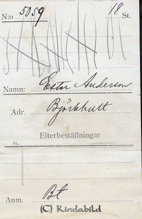 Ester Andersson Björkhult
Ester Andersson Björkhult
Nyckelord: Andersson Björkhult
