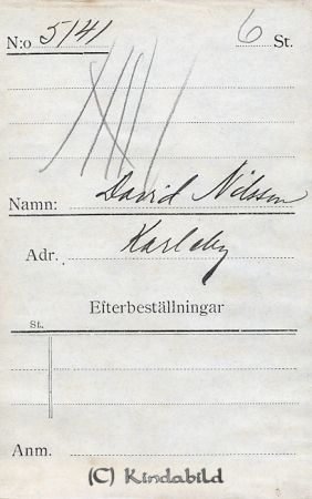David Nilsson Karleby
David Nilsson Karleby
Nyckelord: Nilsson Karleby