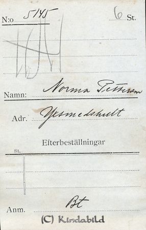 Norma Pettersson Yxmedshult
Norma Pettersson Yxmedshult
Nyckelord: Pettersson Yxmedshult