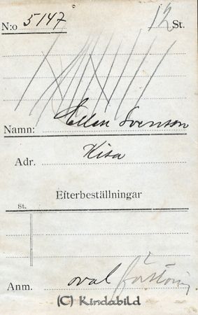 Ellen Svensson Kisa
Ellen Svensson Kisa
Nyckelord: Ellen Svensson