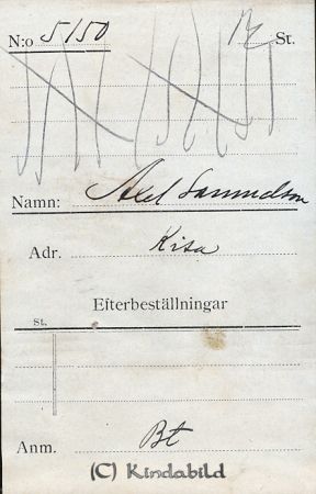 Axel Samuelsson Kisa
Axel Samuelsson Kisa
Nyckelord: Axel Samuelsson
