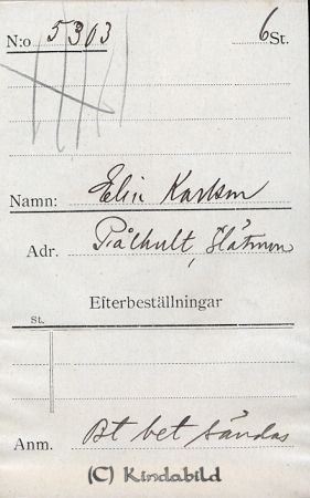 Elin Karlsson Pålhult Slätmon
Elin Karlsson Pålhult Slätmon
Nyckelord: Karlsson Pålhult