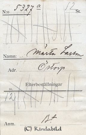 Märta Larsson Östorp
Märta Larsson Östorp
Nyckelord: Larsson Östorp