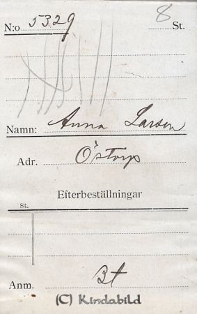 Anna Larsson Östorp
Anna Larsson Östorp
Nyckelord: Larsson Östorp