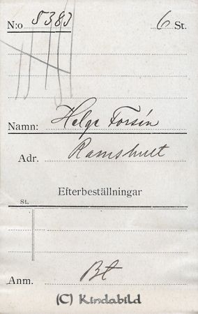 Helge Forsén Ramshult
Helge Forsén Ramshult
Nyckelord: Forsén Ramshult